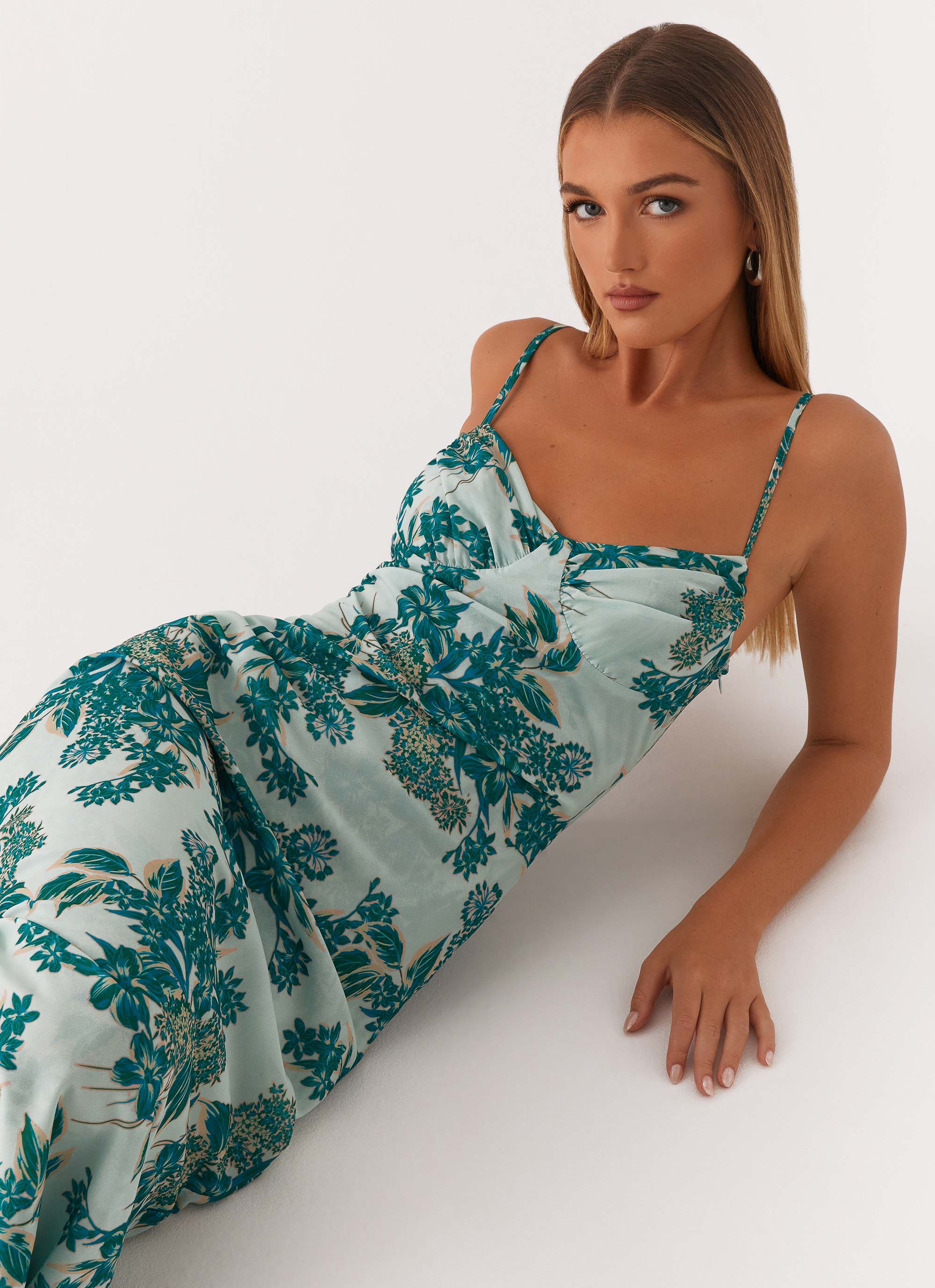 Love Song Midi Dress Cloud Nine Floral