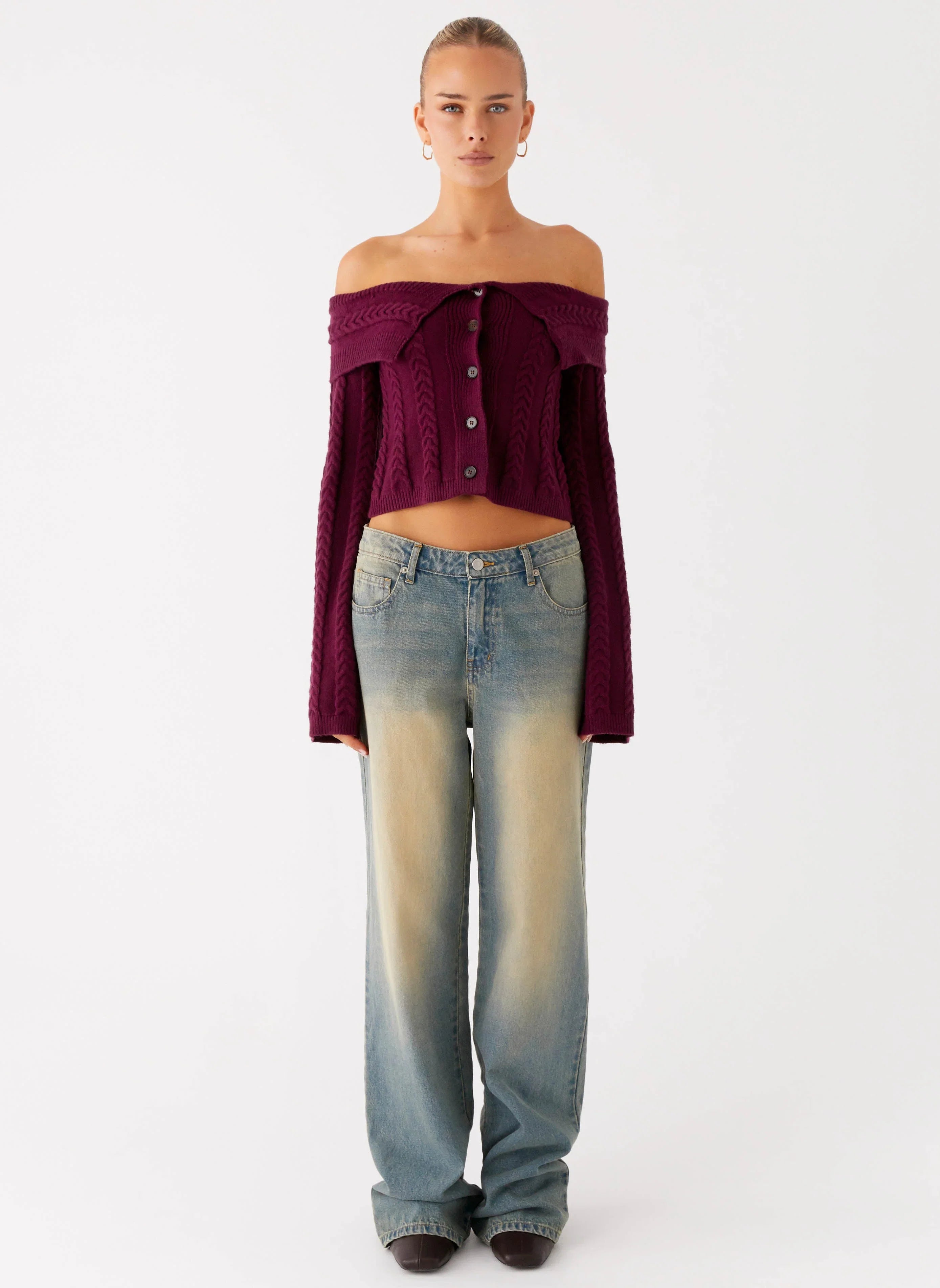 San Diego Straight Leg Denim Jeans Blue Wash