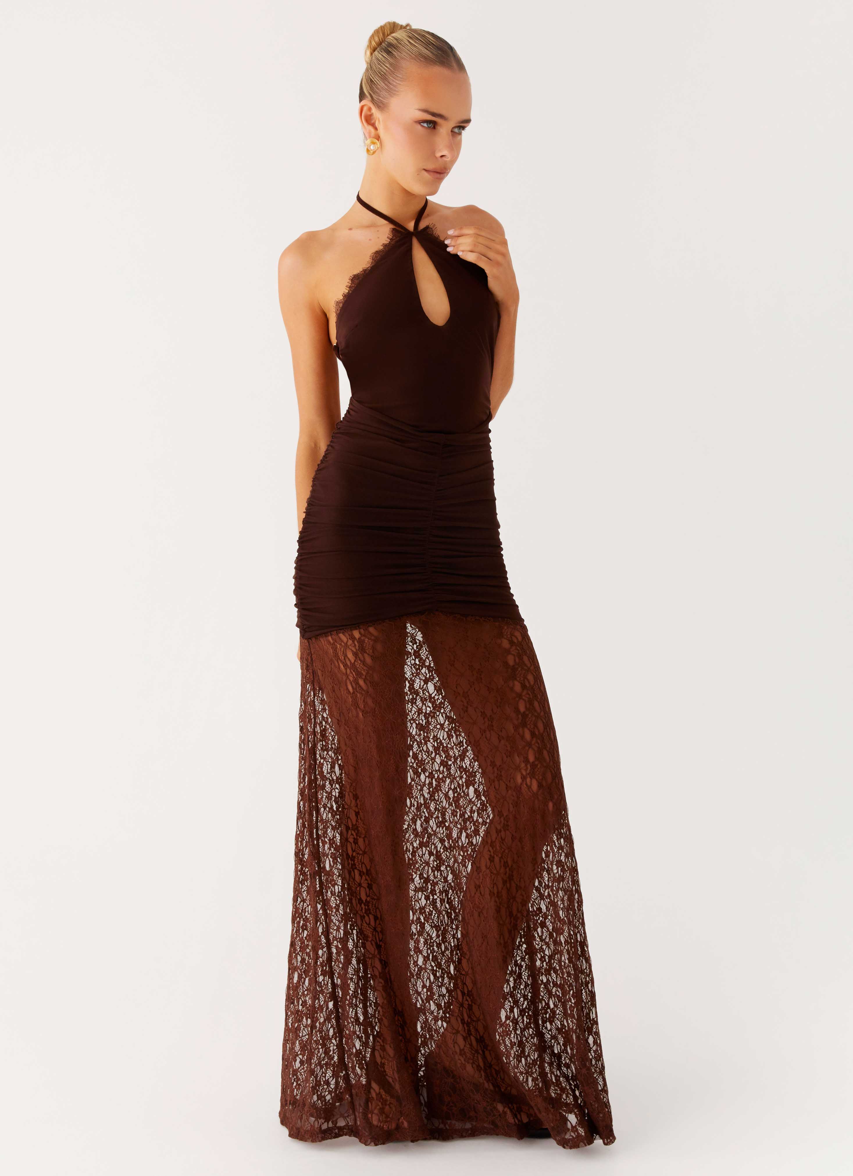 Somber Maxi Dress Chocolate