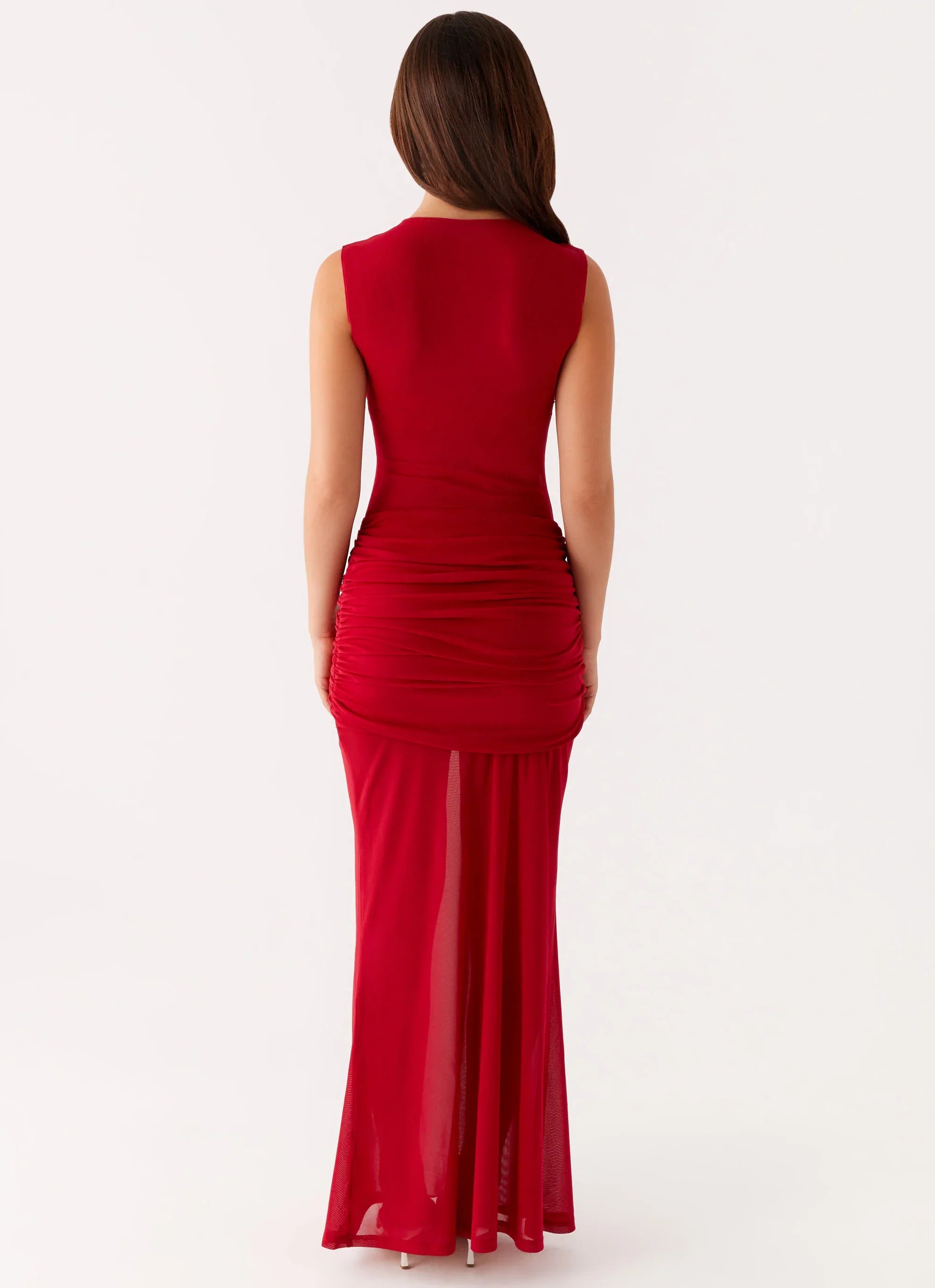 Worldwide Maxi Dress Raspberry