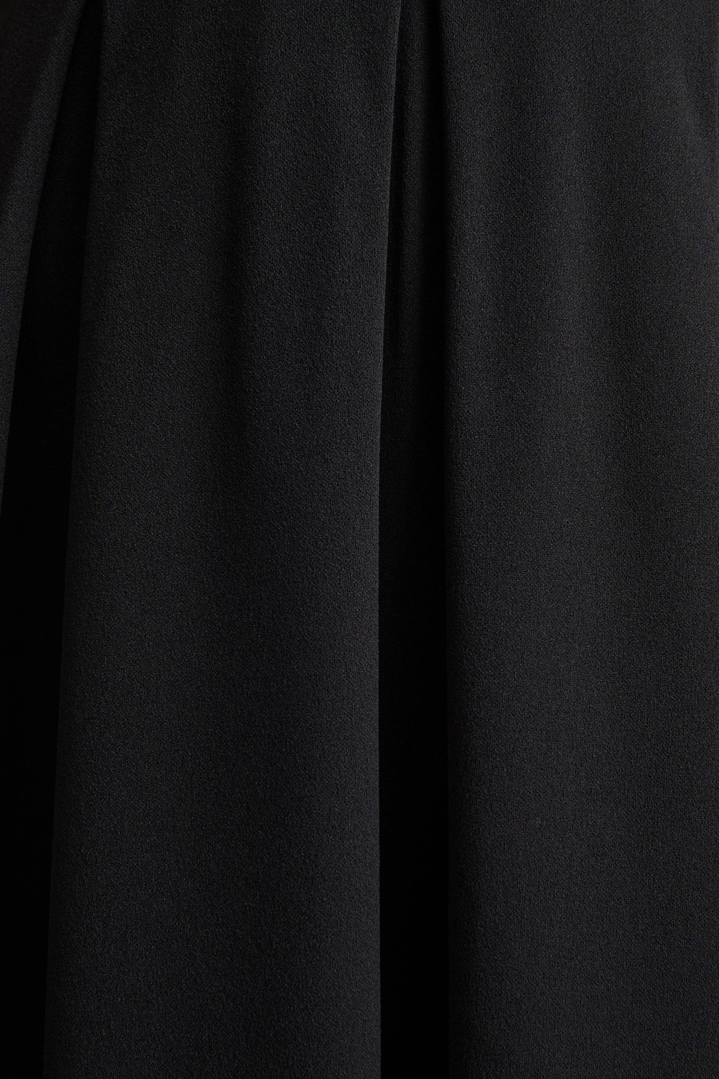 Rhode Black Halter Neck Midi Dress