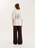 Cream Fourth Country Club Graphic T Shirt
