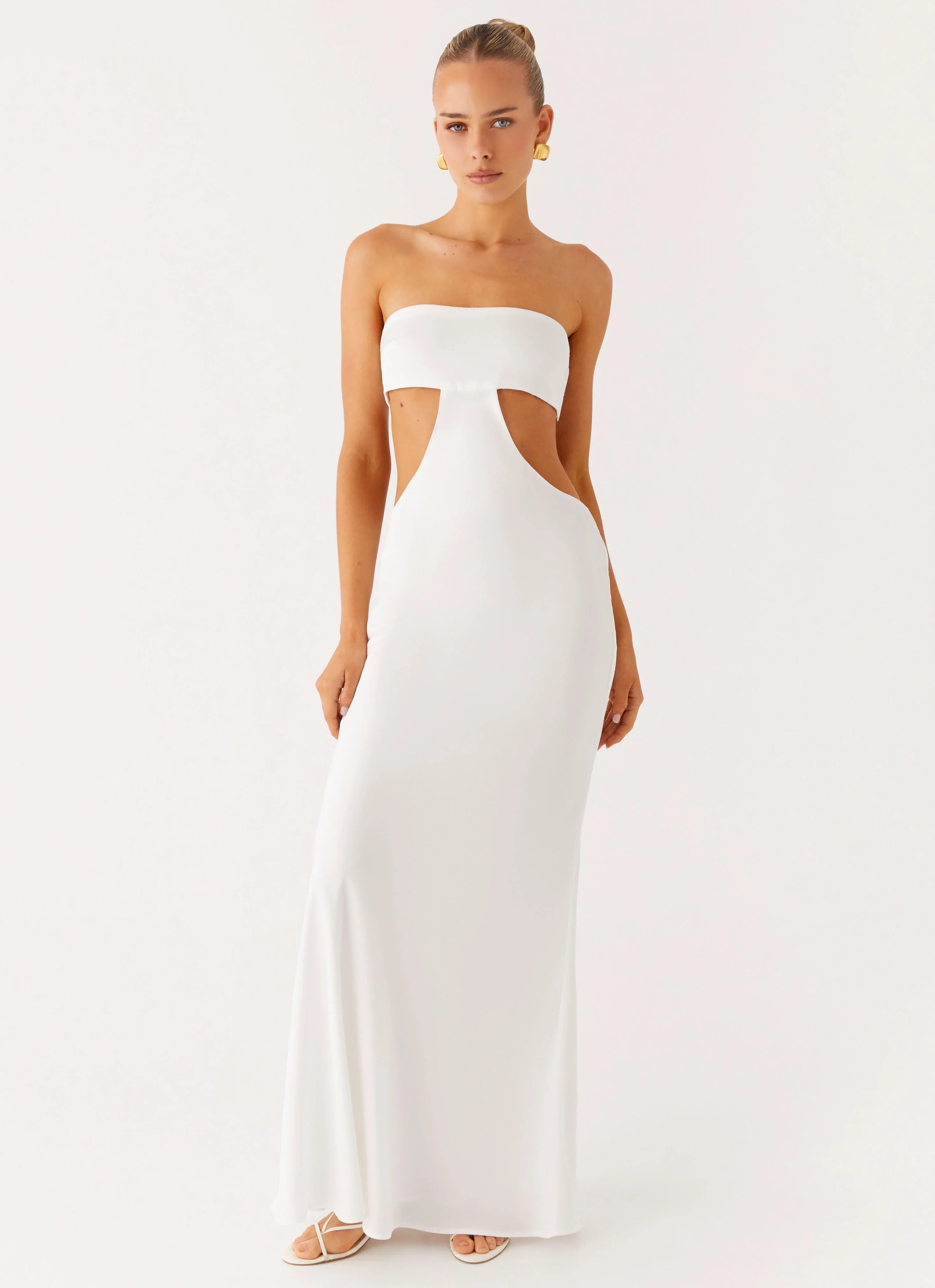 Kiss Me Cut Out Maxi Ivory