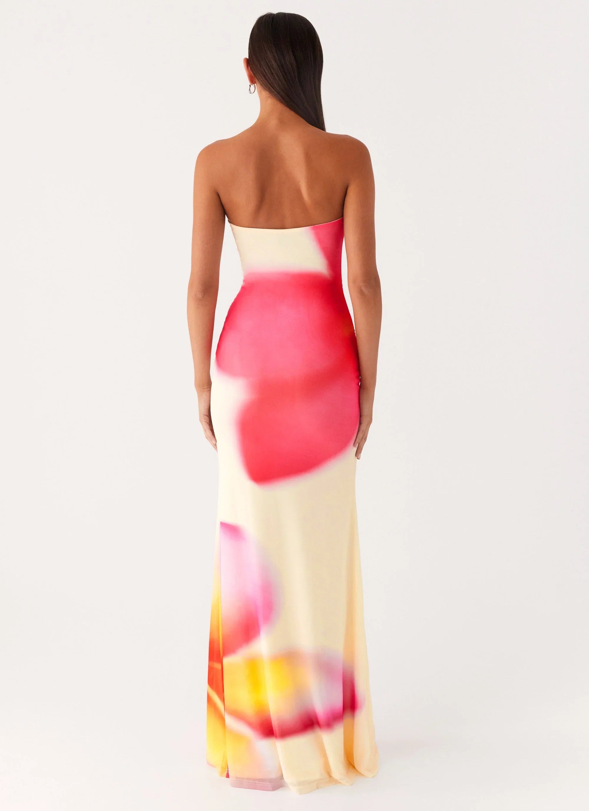 Iroha Strapless Maxi Dress Frangipani Yellow
