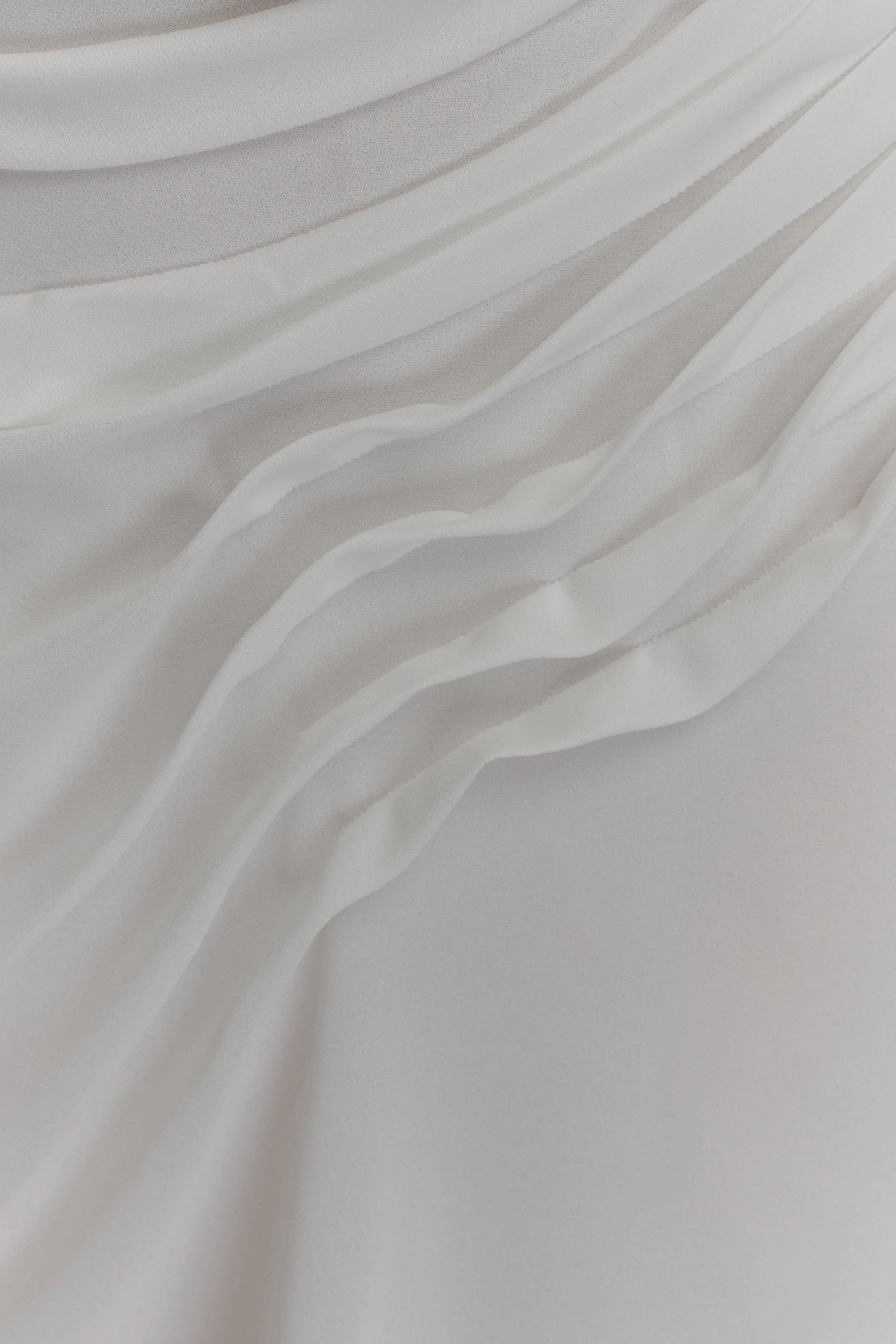 Oria Chiffon Mini Dress White